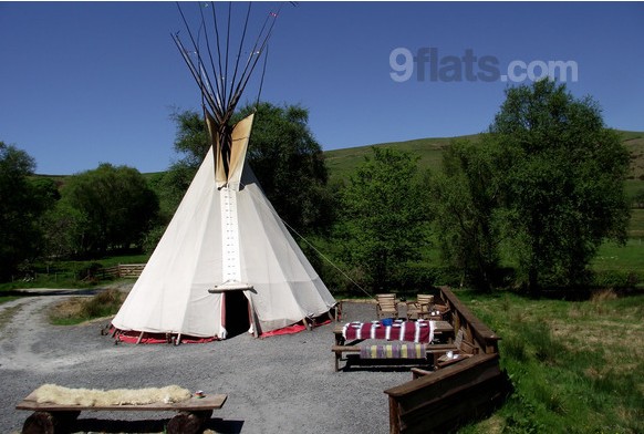 Teepee in Wales